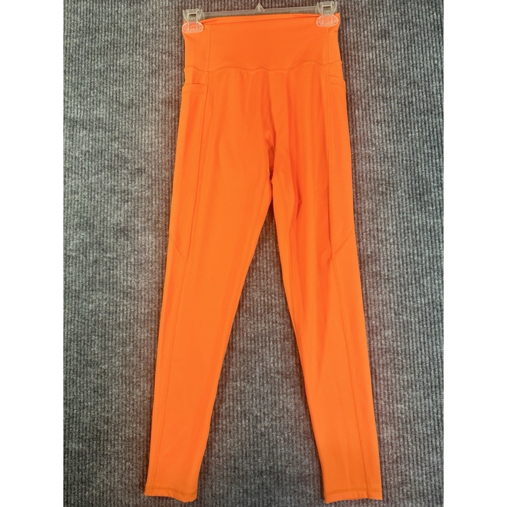 Buffbunny Women's Leggings Orange‎ Size Medium High Rise